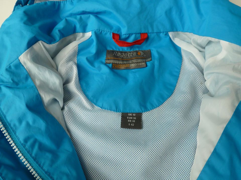 Regatta Damen Great Outdoors Regenjacke Gr.36, Hellblau in Lindenfels