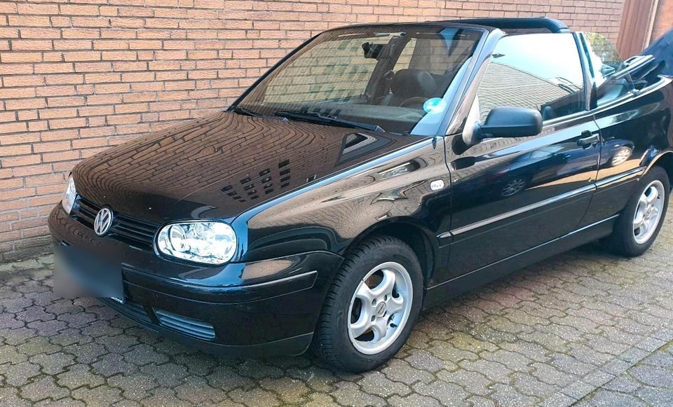 VW Golf Cabrio Roadster 2.0 Highline, blaues Cockpit, schwarz in Bottrop