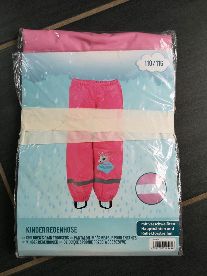 Regenjacke und Regenhose neu Mädchen in Schwerte