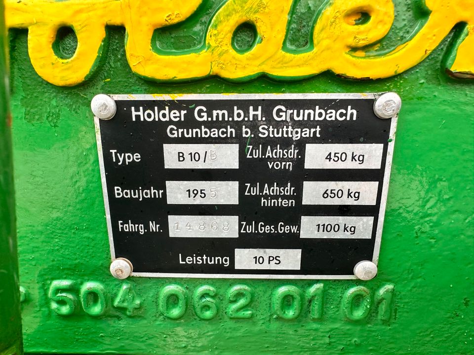 Schlepper Holder B10/B in Hannover