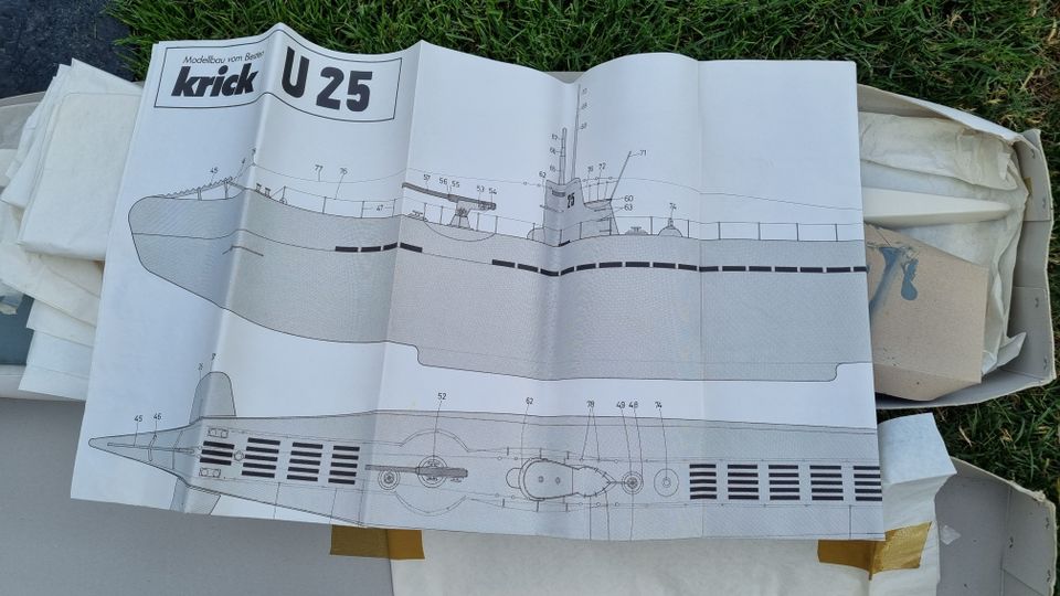 U-Boot U 25 / Krick / Bastelobjekt in Köthen (Anhalt)