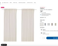 Ikea curtains Hannalil beige Friedrichshain-Kreuzberg - Friedrichshain Vorschau