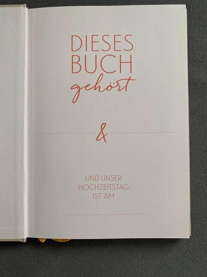 Erinnerungsbuch für Hochzeitstage - Ideal als Hochzeitsgeschenk in Nürnberg (Mittelfr)