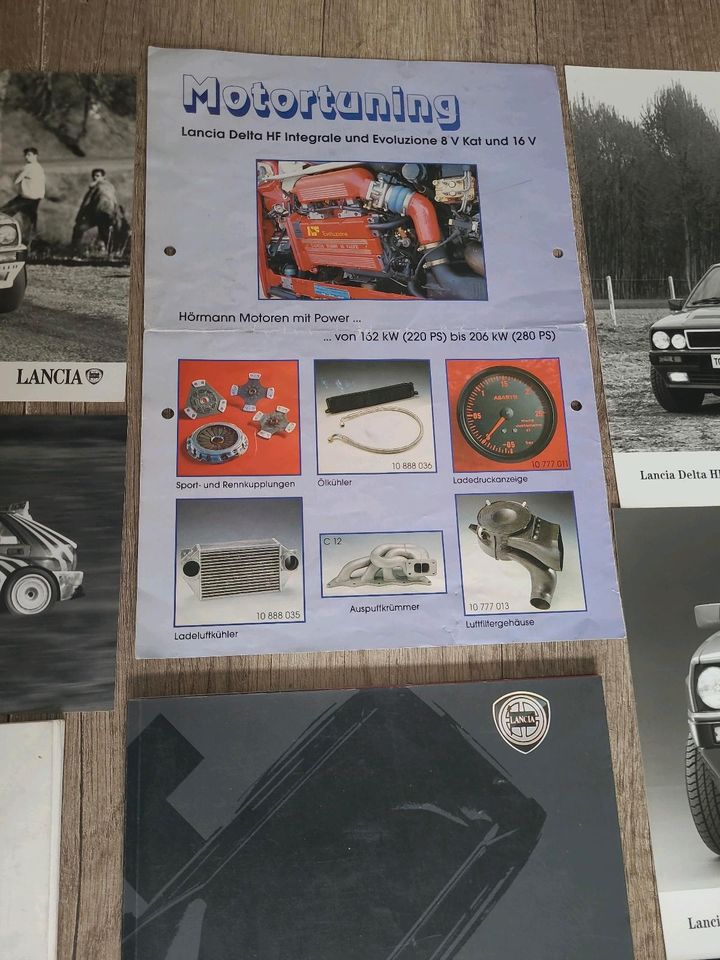 Prospekt Bilder Sammlung Lancia Delta HF Integrale 16V Martini in Wehringen