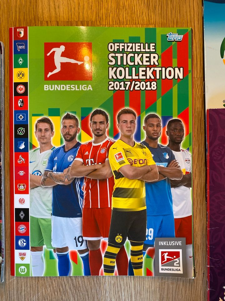 Panini Hefte Bundesliga 08/09 & 17/18 Euro 2012 & 2014 in Wipperfürth