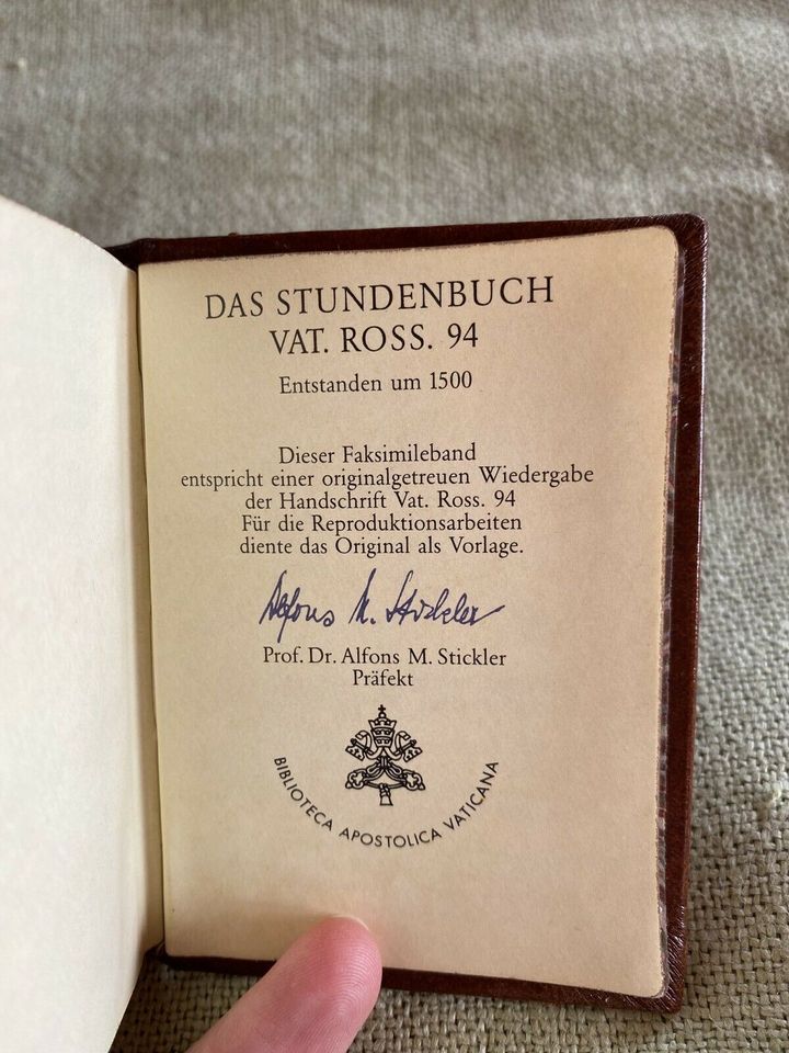 Das Stundenbuch Ross 94 in Köln