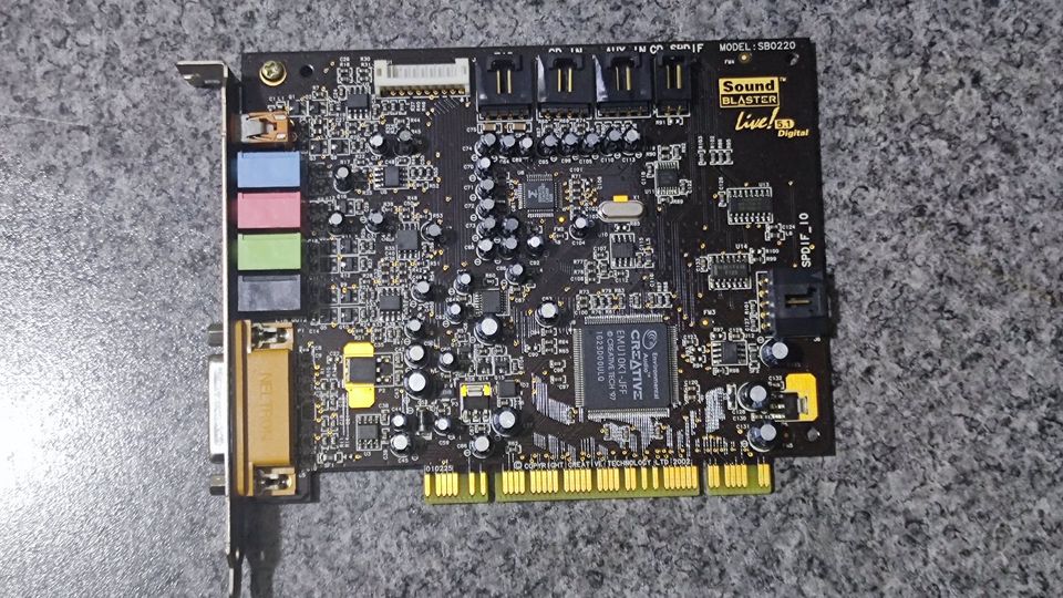 Creative SoundBlaster Live! 5.1 Digital PCI SB0220 in Kelsterbach