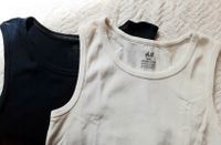 2 Achselshirts Tanktops Unterhemden 146/152 weiß/blau H&M Bayern - Lenting Vorschau