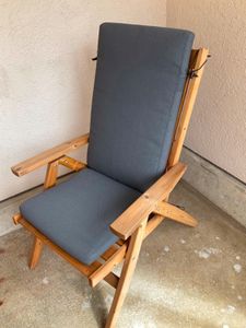 FRÖSÖN/DUVHOLMEN Sitz-/Rückenpolster/aussen, dunkelgrau, 116x45 cm