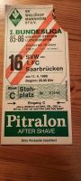 SV Waldhof - 1.FC Saarbrücken original Ticket 11.04.1986 Rheinland-Pfalz - Ludwigshafen Vorschau