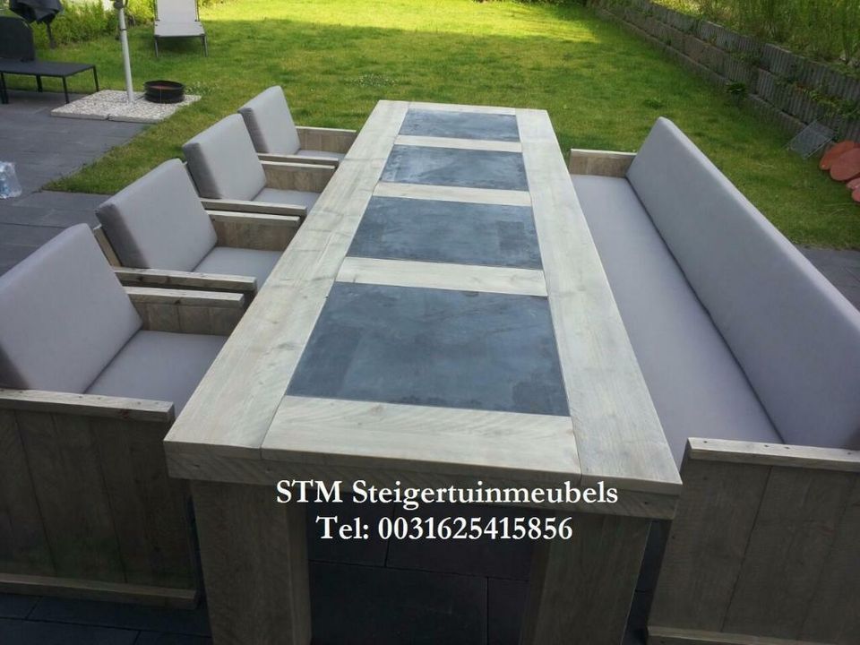 Gartenmöbel STONE auf gerüstbau Holz BESTSELLER --> € 449,- in Oberhausen