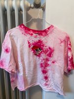 Pinkes Tie-Dye Shirt Powerpuff Girls Blossom Logo Croptop Kpop Nordrhein-Westfalen - Bergneustadt Vorschau