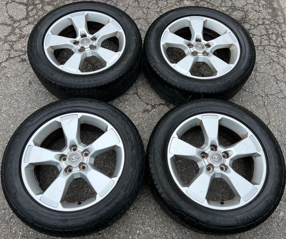 4 ORIGINAL 18" ALUFELGEN OPEL ANTARA 5x115 96941044 7x18  #1GRG in Bad Tölz