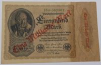 1 Milliarde Mark (Überdruck 1.000 Mark) vom 15.12.1922, Erh. II Baden-Württemberg - Tübingen Vorschau