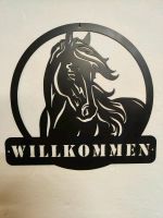 Wilkommen Pferd Blechschild Deko Bayern - Stubenberg Vorschau