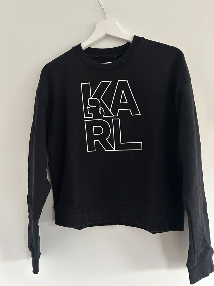 Karl Lagerfeld, Sweater / Pullover - schwarz in Zell am Main