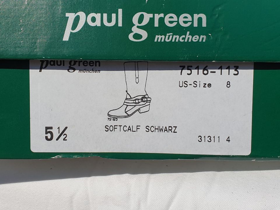 Paul Green Stiefel, schwarz, Gr 39 in Bad Liebenzell