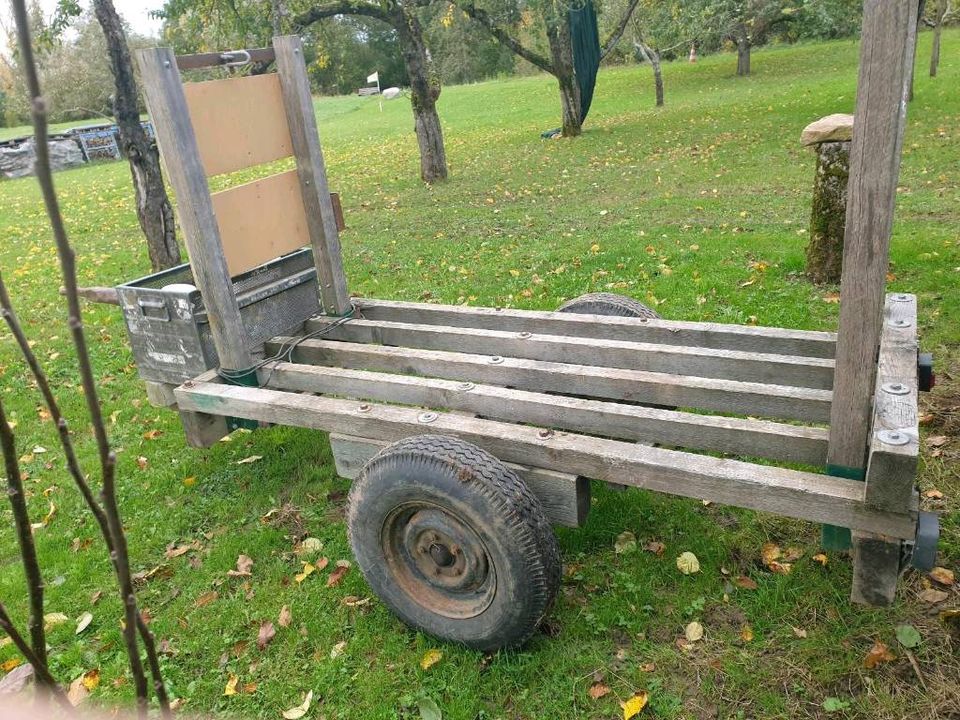 Einachser für Holztransport in Neuried