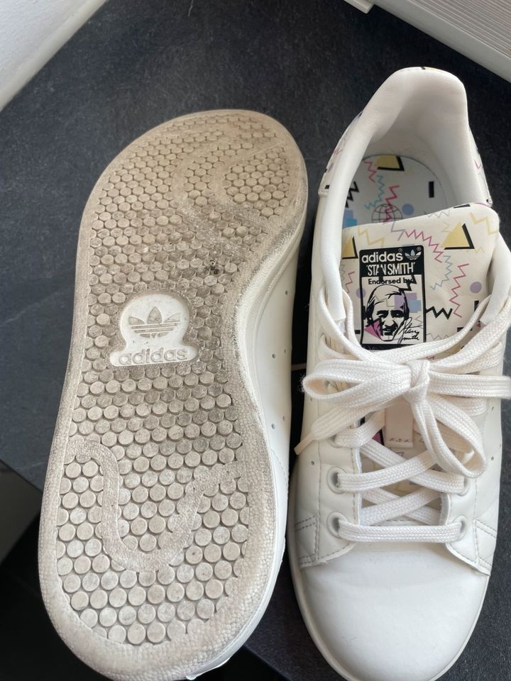 Adidas Stan Smith Creme white sneakers gr. 37 4 1/2 wie neu in Erlangen
