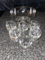 Retro Bowle-Service aus Glas Hessen - Bruchköbel Vorschau