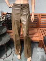 ZARA weite Hose Kunstleder Gr. M 38 braun Oliv Nordrhein-Westfalen - Lippstadt Vorschau