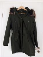 Tolle Winter Jacke Parka Only Größe L top Zustand grün Kaputze Hessen - Schauenburg Vorschau