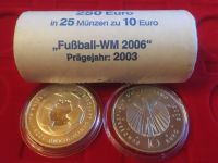 Münzen 10 € Euro FIFA Fußball WM 2003 Rolle Silber 17€ pro Münze Sachsen-Anhalt - Eisleben Vorschau