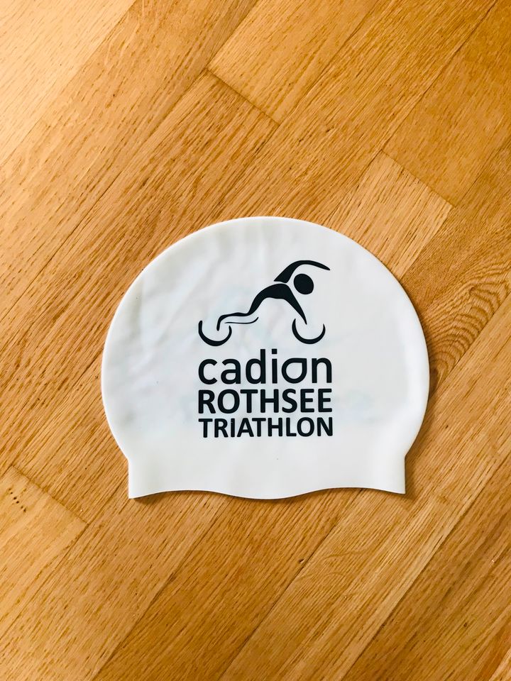 Badekappe Bademütze Sailfish Rothsee Triathlon weiß in Fürth