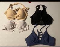 4 Bikini Oberteile Bandeau Cupshe Größe s m blau beige Nordrhein-Westfalen - Langenfeld Vorschau