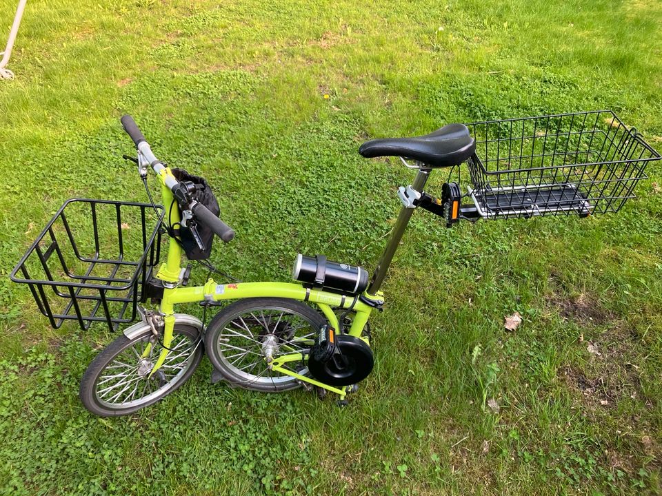 Brompton S2L Lime Green x Pendix E-Drive 150 Start in Hamburg