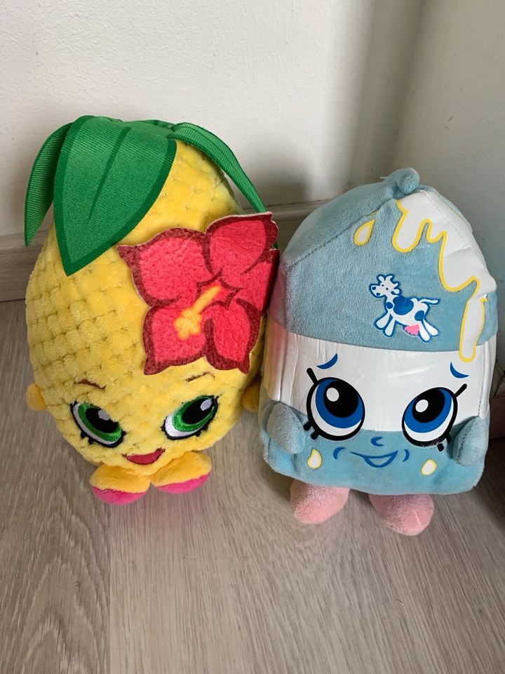 5 verschiedene Shopkins Kuscheltiere/Erdbeere,Milch Tüte,Ananas…. in Osnabrück