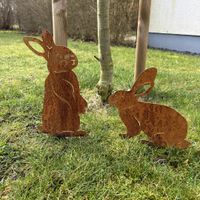 Gartenstecker Hase | Edelrost | Beetstecker Nordrhein-Westfalen - Rheda-Wiedenbrück Vorschau