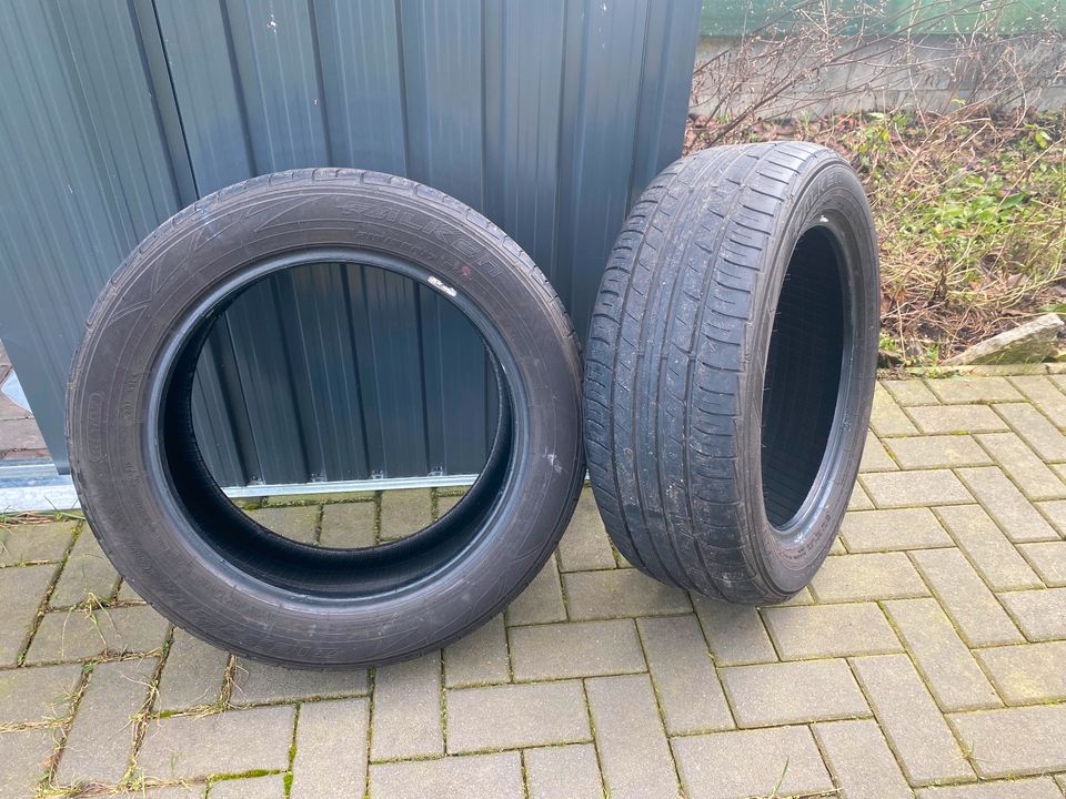 Sommerreifen 215/55R17 Falken/Dunlop in Wellen