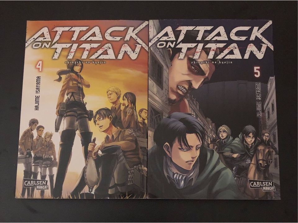Attack on Titan (Band 4 und 5) in Hüttenberg