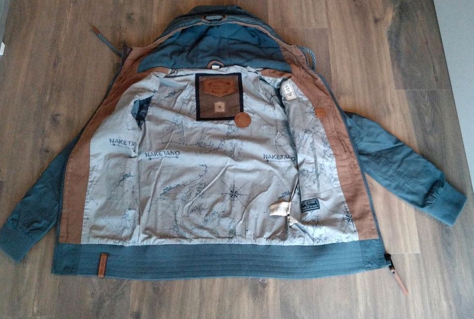 Naketano Herren Jacke S Blau Grau Wie Neu in Hilter am Teutoburger Wald