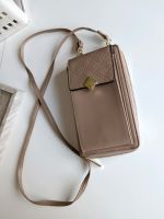 Neu Damen Handytasche Umhängetasche Portemonnaie braun beige Nordrhein-Westfalen - Wipperfürth Vorschau