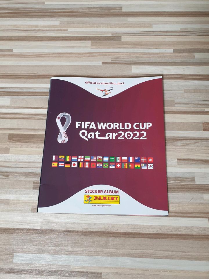 Sticker Album Fußball Panini FIFA WM World Cup Qatar 2022 in Auerbach (Vogtland)