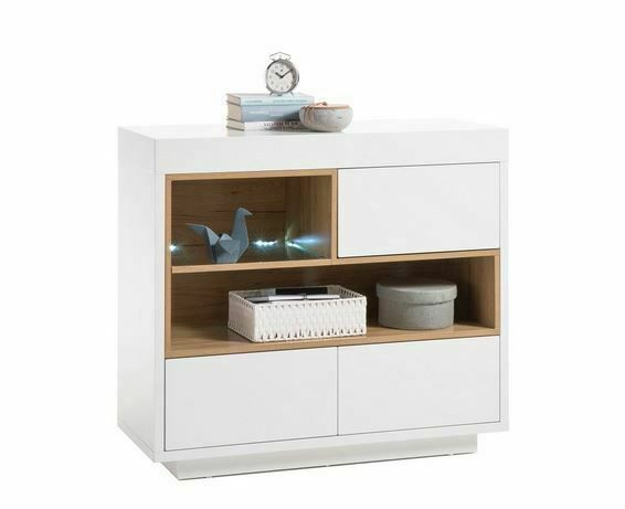 Sideboard »Kronos« 99cm Eiche/Weiß Anrichte Kommode UVP 479,- NEU in Kassel