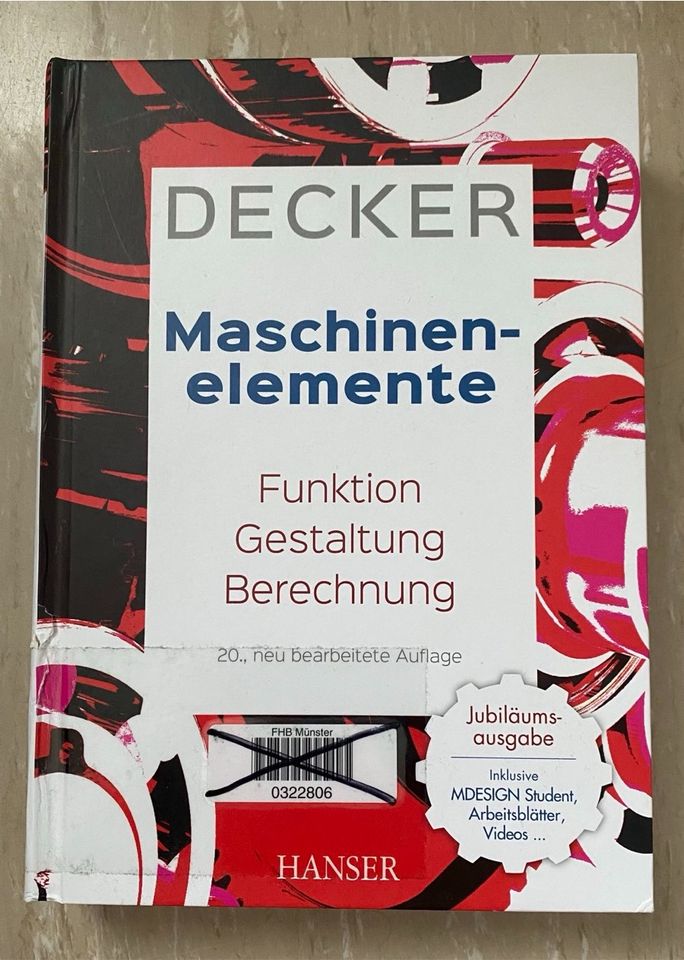 Maschinenelemente Funktion, Gestaltung, Berechnung - Decker in Ahlen