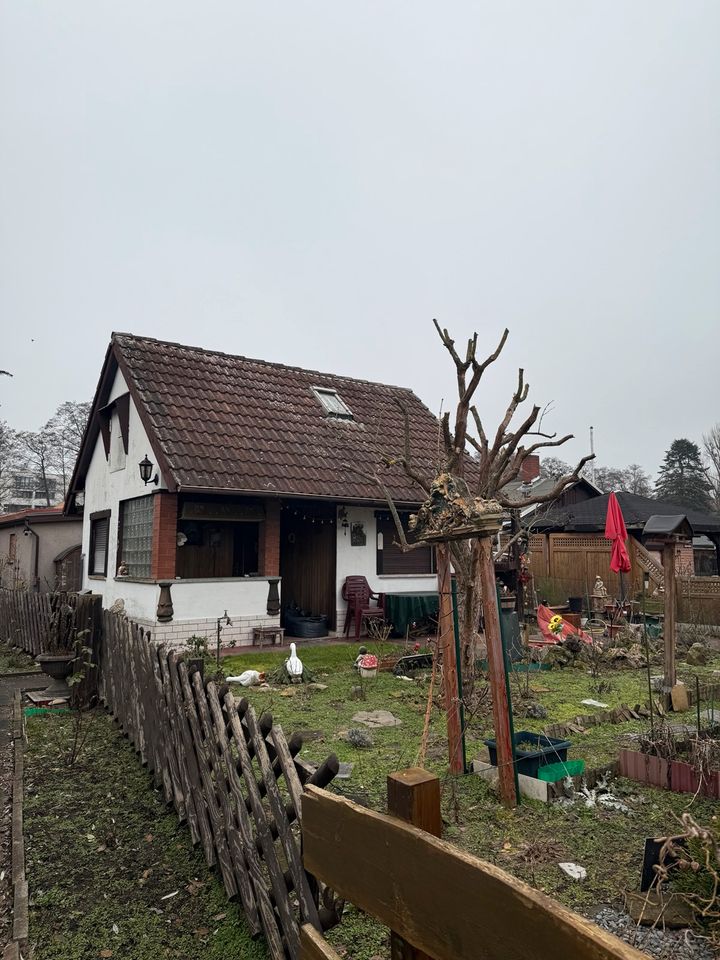 150qm Garten auf Pachtgelände am Aalemannufer/ 24qm Steinhaus in Berlin