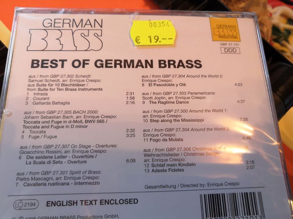 CD Set 3 Stück German Brass Best of + Brass Band Esbrassivo in Dreieich