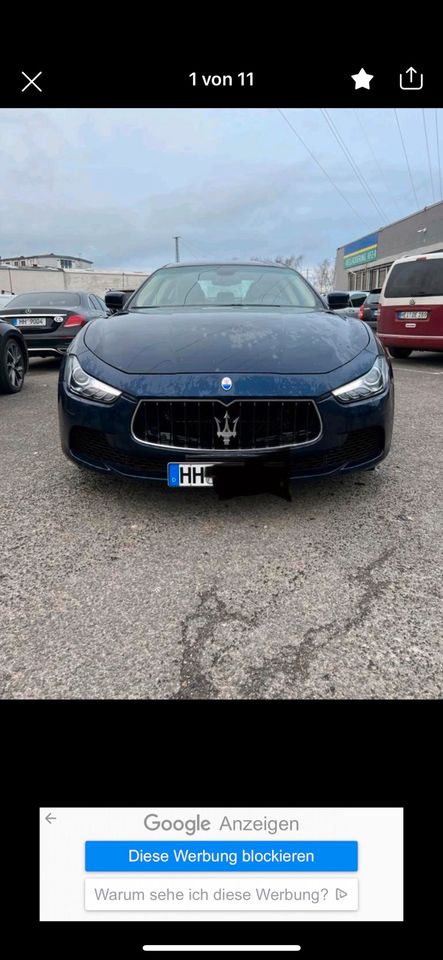 Maserati Ghibli Q4 mit 409 PS in Hamburg