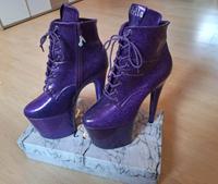Hella Heels Glitterati Ankle Boots 8inch High Heels Hessen - Gedern Vorschau
