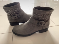 Warme Stiefelette Boots Marco Tozzi 40 wie neu taupe Nordrhein-Westfalen - Senden Vorschau