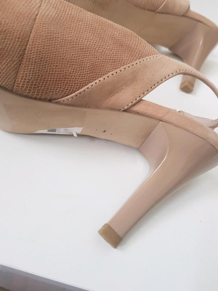 caprice Damen echtleder Sandaletten Pumps gr. 4,5 (37,5)  camel in Pirmasens