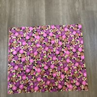 Stoffrest Feincord Flower Power Blumen pink bunt 60x140cm Niedersachsen - Stadthagen Vorschau