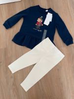 Ralph Lauren Set Kinder 18 Monate Pullover Leggings Bär Blau Weiß Hamburg - Wandsbek Vorschau