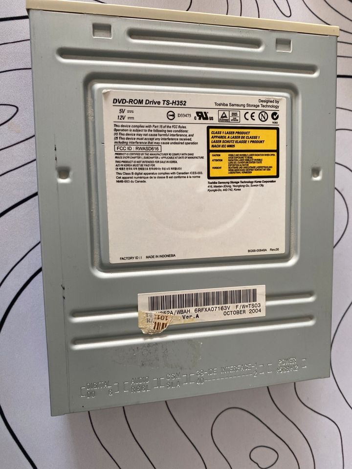 Toshiba Samsung TS-H352 DVD-ROM Drive IDE in Viernheim