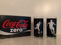 Coca Cola Zero Glas Gläser Fußball für Sammler NEU mit Karton Bayern - Kissing Vorschau