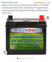 Batterie 12V Rasentraktor Niedersachsen - Rethemer Vorschau